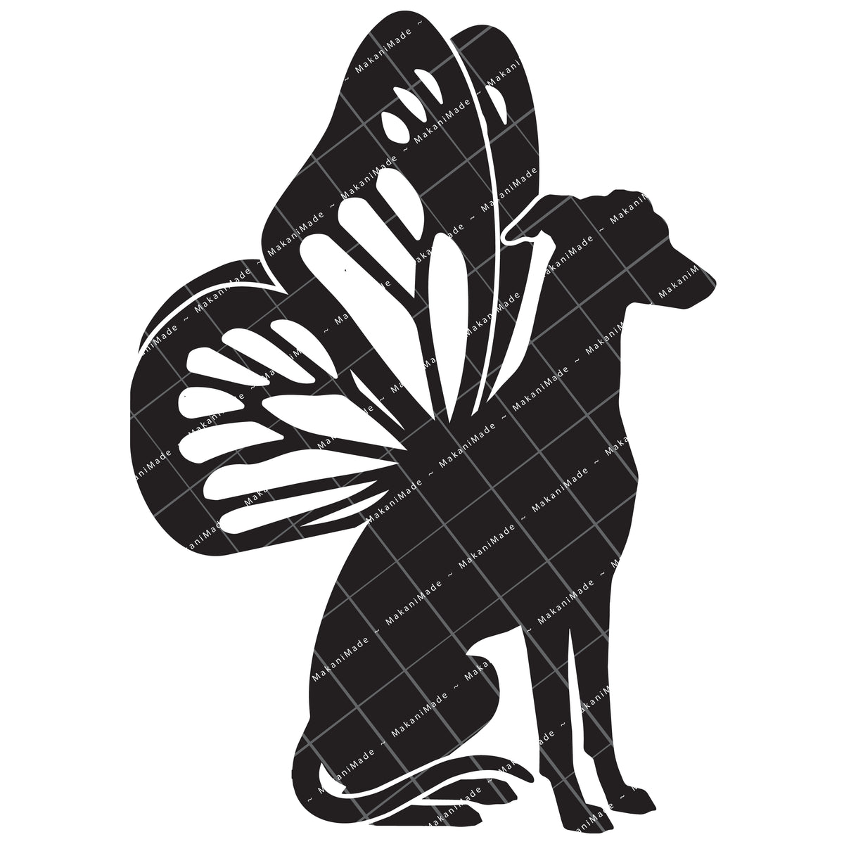 Monarch Wing Whippet Decal