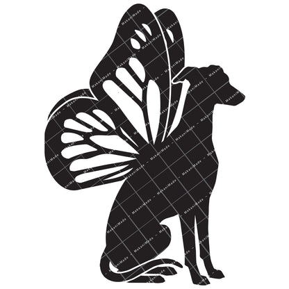 Monarch Wing Whippet Decal